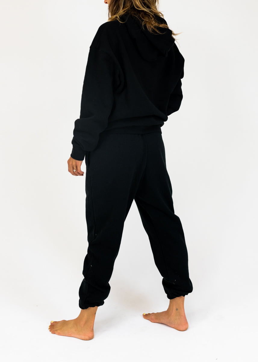black hoodie