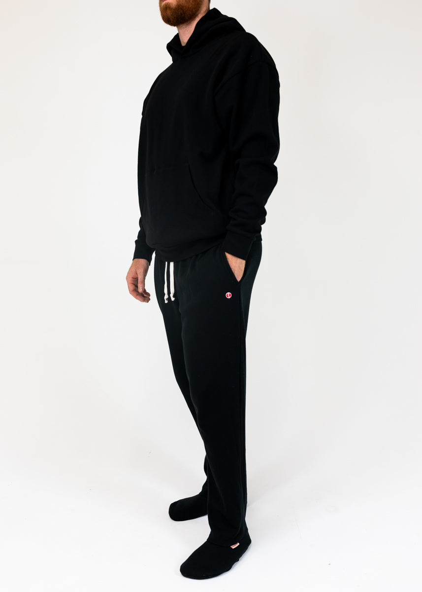 black hoodie