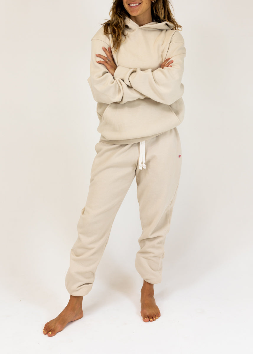 ivory hoodie